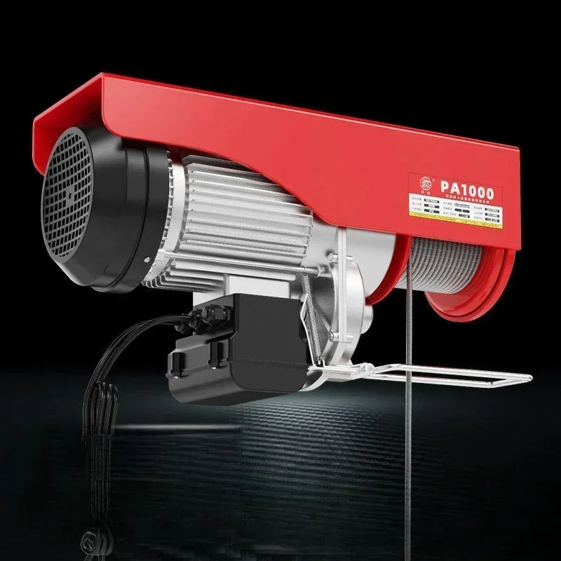 Cheap And high quality Electric Hoist Crane One Ton Mini Lift Small Crane 220v Winch Crane Household Hoist 100-500kg Hot Sales