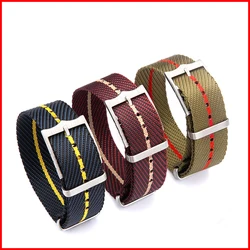 Premium Nylon Watch Band for Rolex for Tudor Army Military Strap  for Seiko Fabric Canvas Bracelet Men Sport Wristband 20mm 22mm