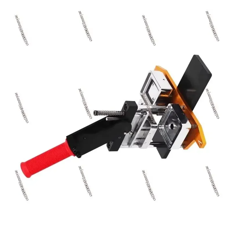 Square refrigerator sticker machine badge magnet suction soft magnetic glue acrylic consumables paper cutter card press  set