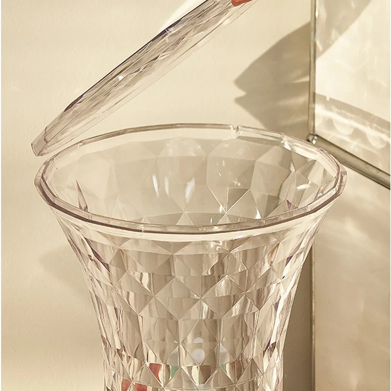 Cambio di scarpe in acrilico trasparente trucco bagno di ricambio moderno semplice sgabello da pranzo Sedia sgabello in cristallo di plastica nordica