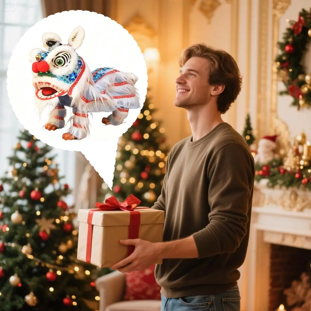 

Chinese Dancing Lion Marionette Toy Creative String Lion Dance Puppet Lion Dance Mascots Handicrafts Festival Gifts For Chi Q8X3