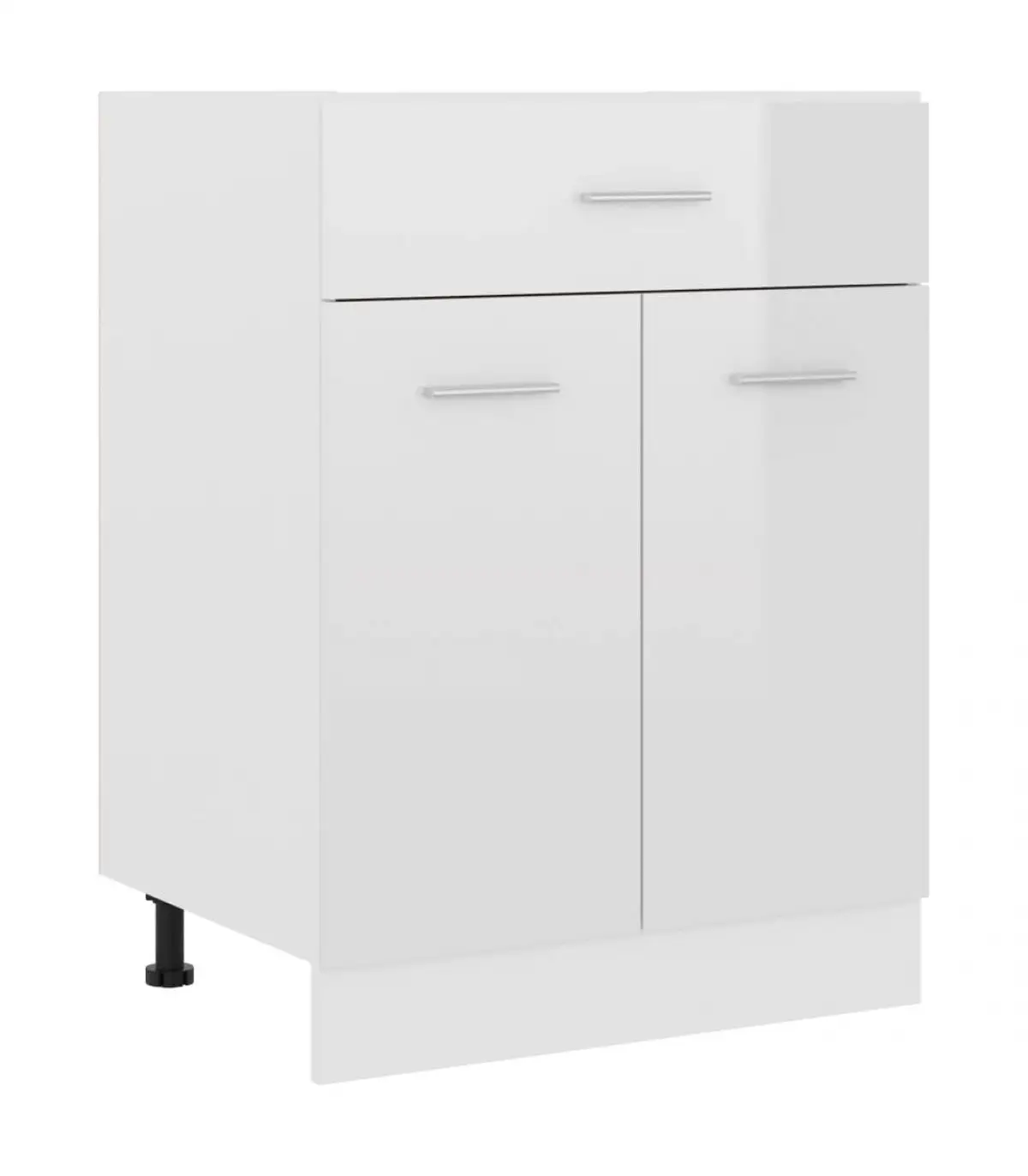 Kitchen cabinets bottom cabinet plywood white glitter 60x46x81,5 cm