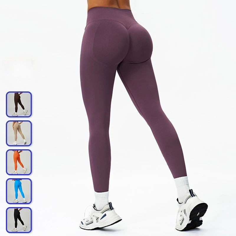 

Sports Leggings Woman Gym Clothes High Waist Push Up Fitness Tights Impact Butt Lifting Yoga Pants Quick Dry Running Leggings