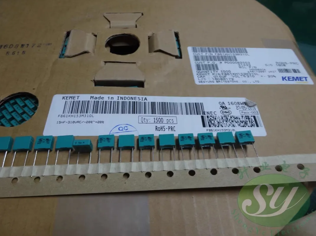 

20PCS F861KH153M310L 0.015uf/310VAC 15nf 153 New film capacitor 7MM
