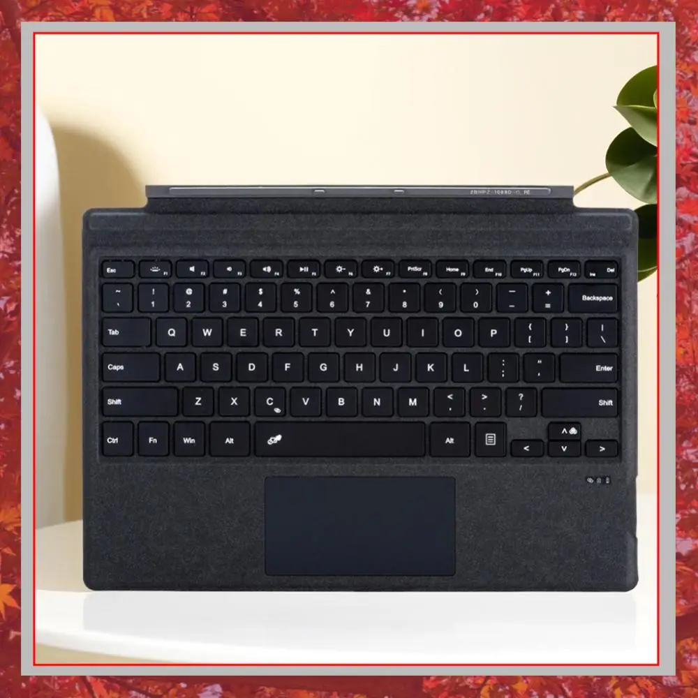 Type Cover Keyboard with Trackpad Bluetooth-Compatible Touchpad Keypad Magnetic Wireless Keypad for Surface Pro 3/4/5/6/7/7 Plus