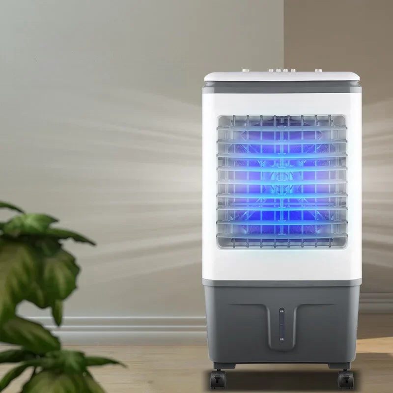 Электрический охладитель воздуха SAST 30 л 80 Вт, напольная подставка, вентилятор водяного охлаждения, промышленные портативные вентиляторы-кондиционер 220 В
