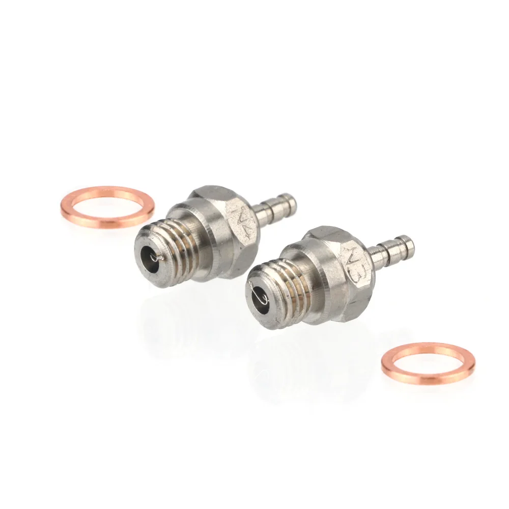 2pcs N3 N4 #3 #4 Hot Spark Glow Plug Replace OS for Traxxas Kyosho HSP HPI Redcat 1/8 1/10 RC Nitro Engines Car Truck Buggy