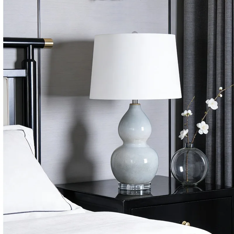 Hotel gourd table lamp restaurant atmosphere lamp study bedroom bedside lamp simple