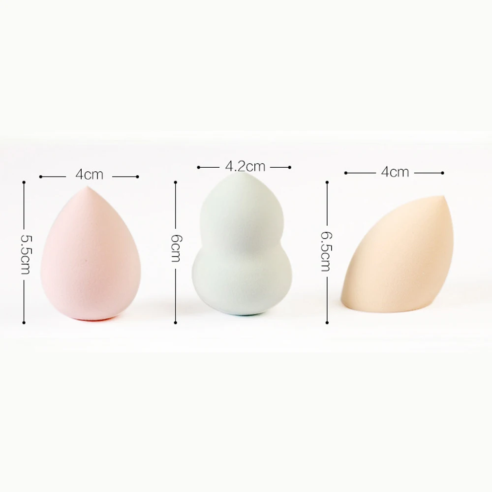 10/20/50/100Pcs Sponge Cosmetic Puff Bulk Wholesale Beauty Egg Set Water Drop Puff Makeup Egg Super Soft Make Up Blender