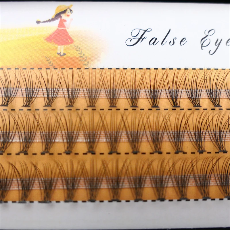 60 pcs/ grafted eyelashes 10D natural soft eyelashes personal eyelash tools makeup professional beauty false eyelashes Cosmetics