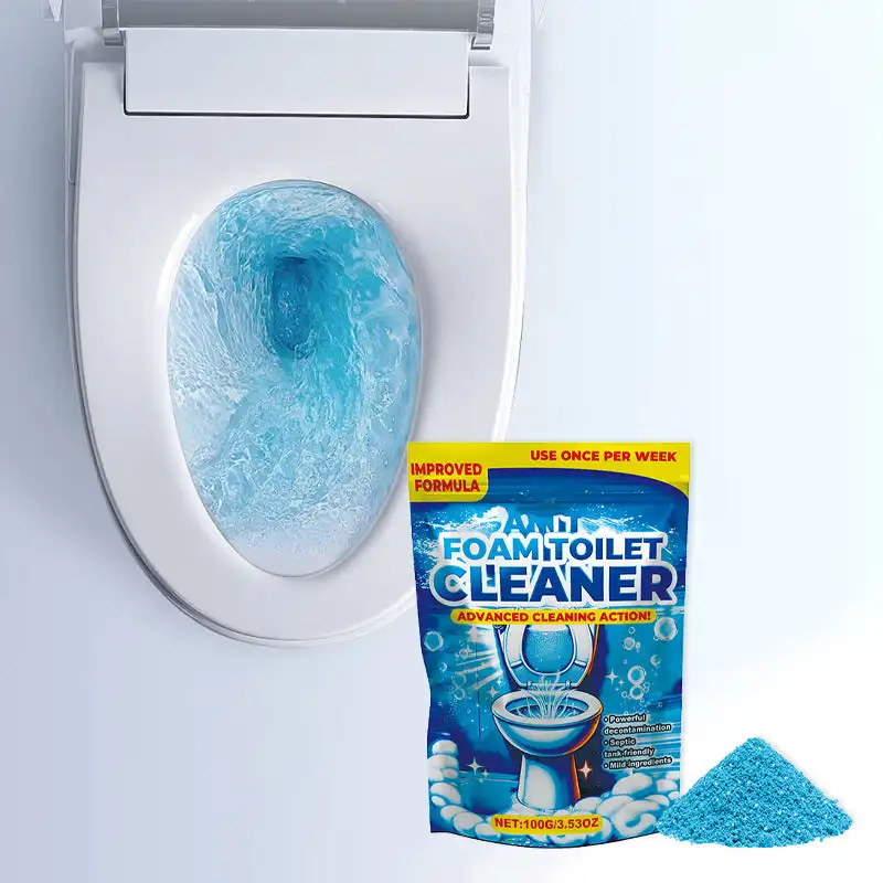 Foam Toilet Bowl Cleaning Powder Toilet Toilet Cleaner Stubborn Limescale Cleansing Powder Household Deodorization Cleaning