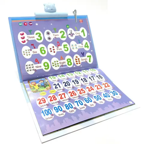 Barnens tidiga läsbok arabisk e-bok språkläsbok engelsk kognitiv inlärningsbok barn interaktiv leksak med penna 10 best sales Arabiska pedagogiska leksaker - №6