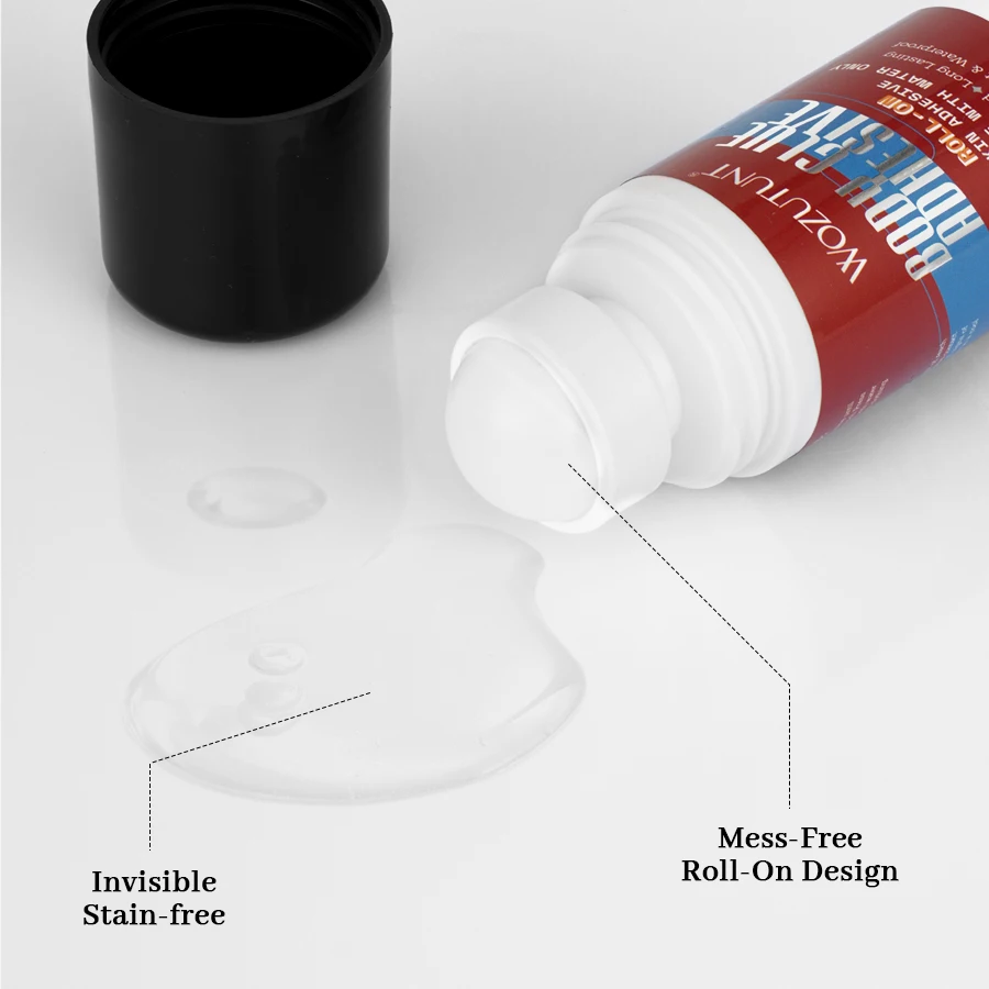 Roll-On Body Adhesive 60ml, Sweat Resistant Hypoallergenic Skin Glue for Stage Performance Dancewear Ballerinas Dancers view 5