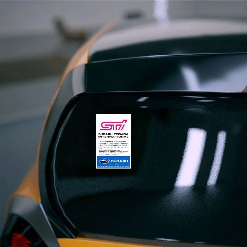 ملصقات الزجاج الأمامي للسيارة ملصق تشبث ثابت تعديل الديكور لسوبارو STI WRX فورستر امبريزا ليجاسي Outback XV Tribeca