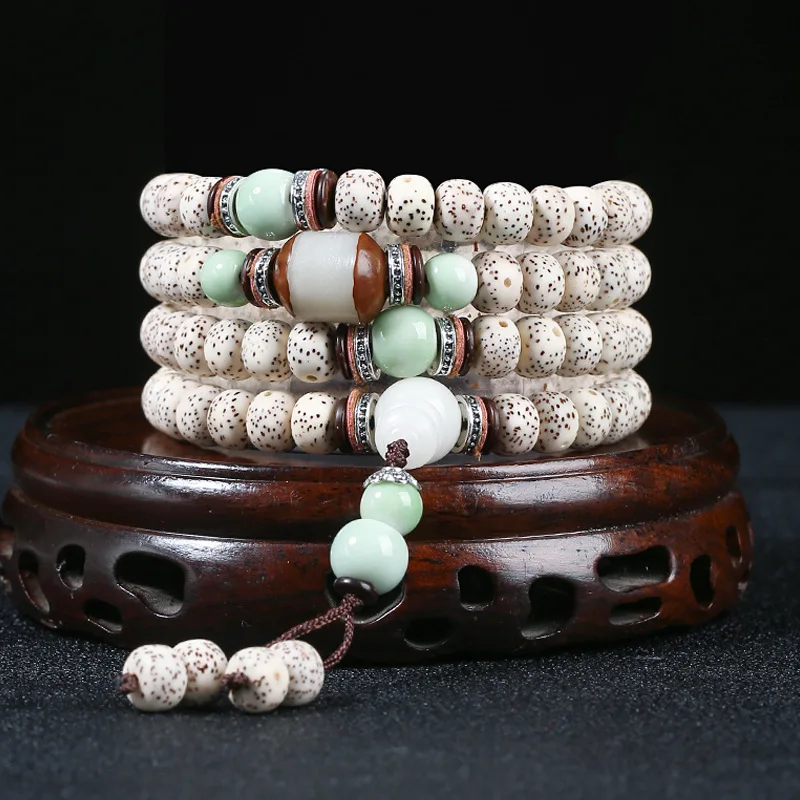 

Xingyue Bodhi Factory Wholesale Dry Grinded High Density Xingyue Bodhi Bracelet108Cultural Artifact Prayer Beads Bracelet for Me