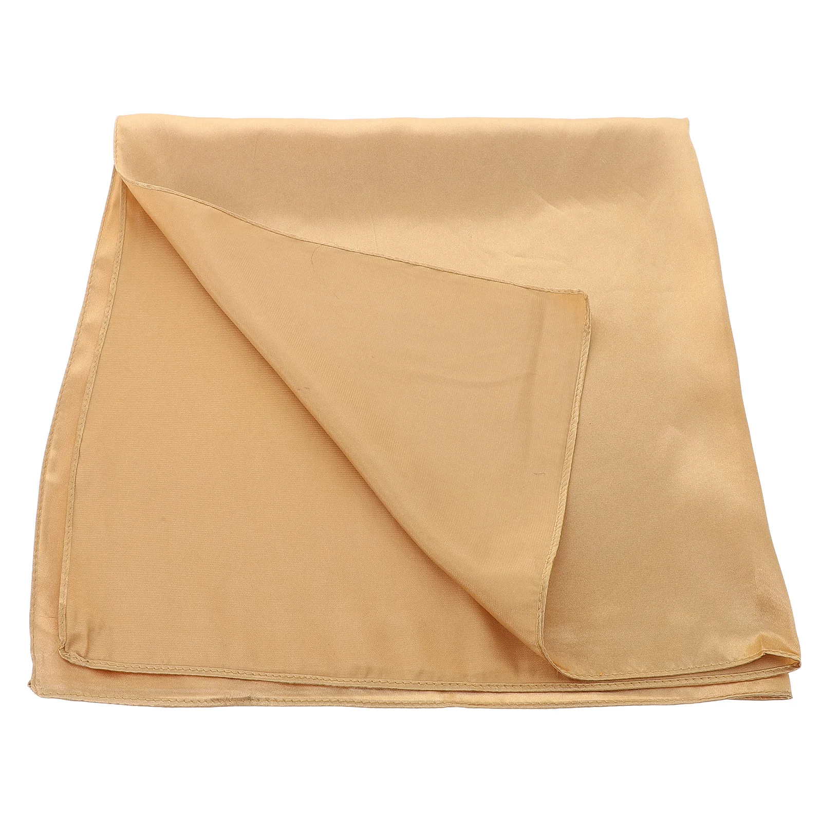 

Silk Scarf Women Beige Solid Color Fashion Accessory Ladies Professional Gift Comfortable Premium Creative Beautiful Wrap Tie
