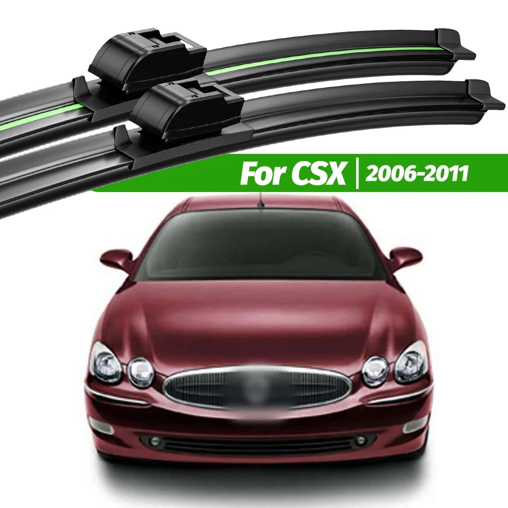 

For Acura CSX 2006-2011 2pcs Front Windshield Wiper Blades 2007 2008 2009 2010 Windscreen Window Accessories