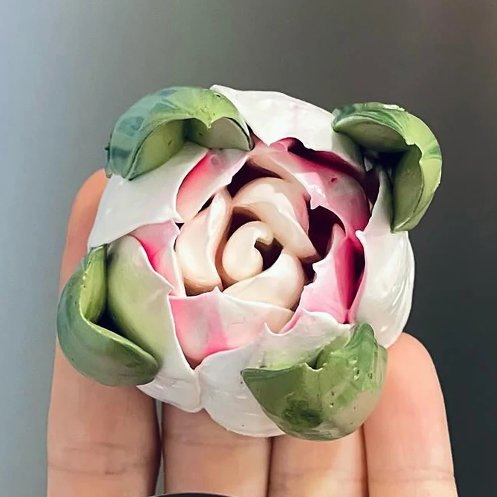 대형 러시아 파이핑 입 세트 마시멜로 케이크 도구 발렌타인 데이 로즈 튤립 꽃다발 크림 베이킹 3종 세트