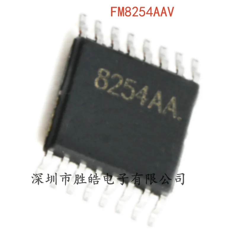 (10PCS)  NEW   FM8254AAV    3/4 Battery Protection  Chip In Series     TSSOP-16   FM8254AAV      Integrated Circuit