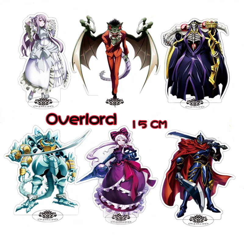 NEW Overlord Momonga Albedo Bloodfallen Shalltear Gamma Narberal Demiurge Fiore Mare Bello Cocytus Acrylic Stand Model