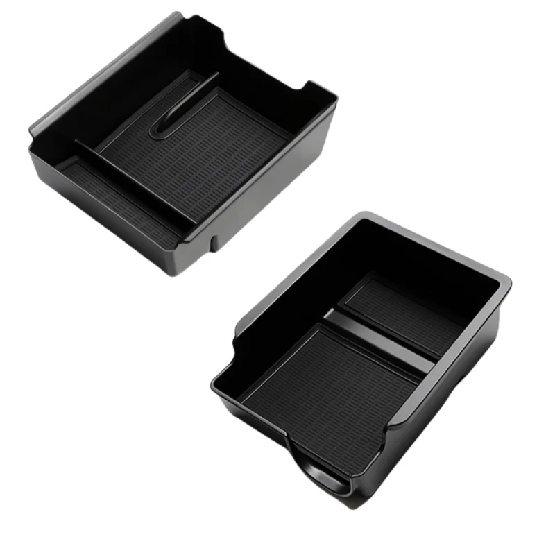 2 Pieces Central Armrest Box Storage Box Suitable For Tesla Model 3/Y Armrest Box Organizer Sorting Storage Items Clean And Tidy