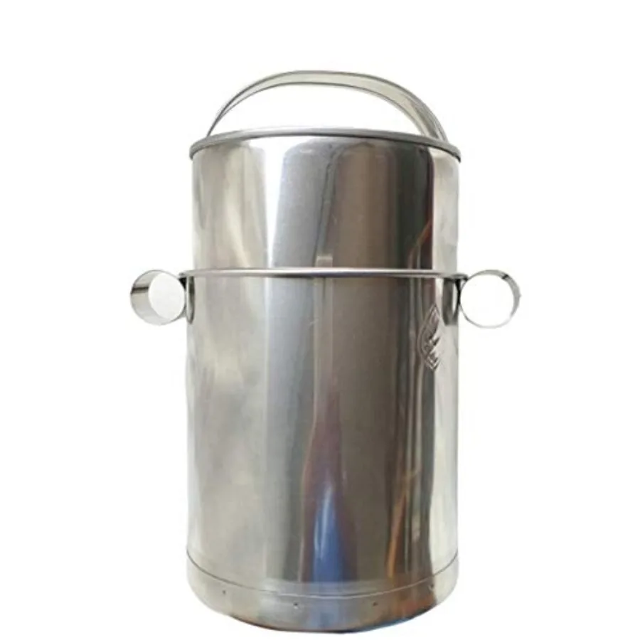 

Традиционный сингапурский тайский кухонный инструмент Lod Chong Sruut Cendol Maker для приготовления десертов из кокосового молока и лапши, нержавеющая сталь, 5" x 7.5"