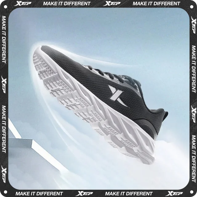 Męskie buty do biegania Xtep 2021, letnie, lekkie męskie buty sportowe, amortyzujące, oddychające trampki do biegania879219110037