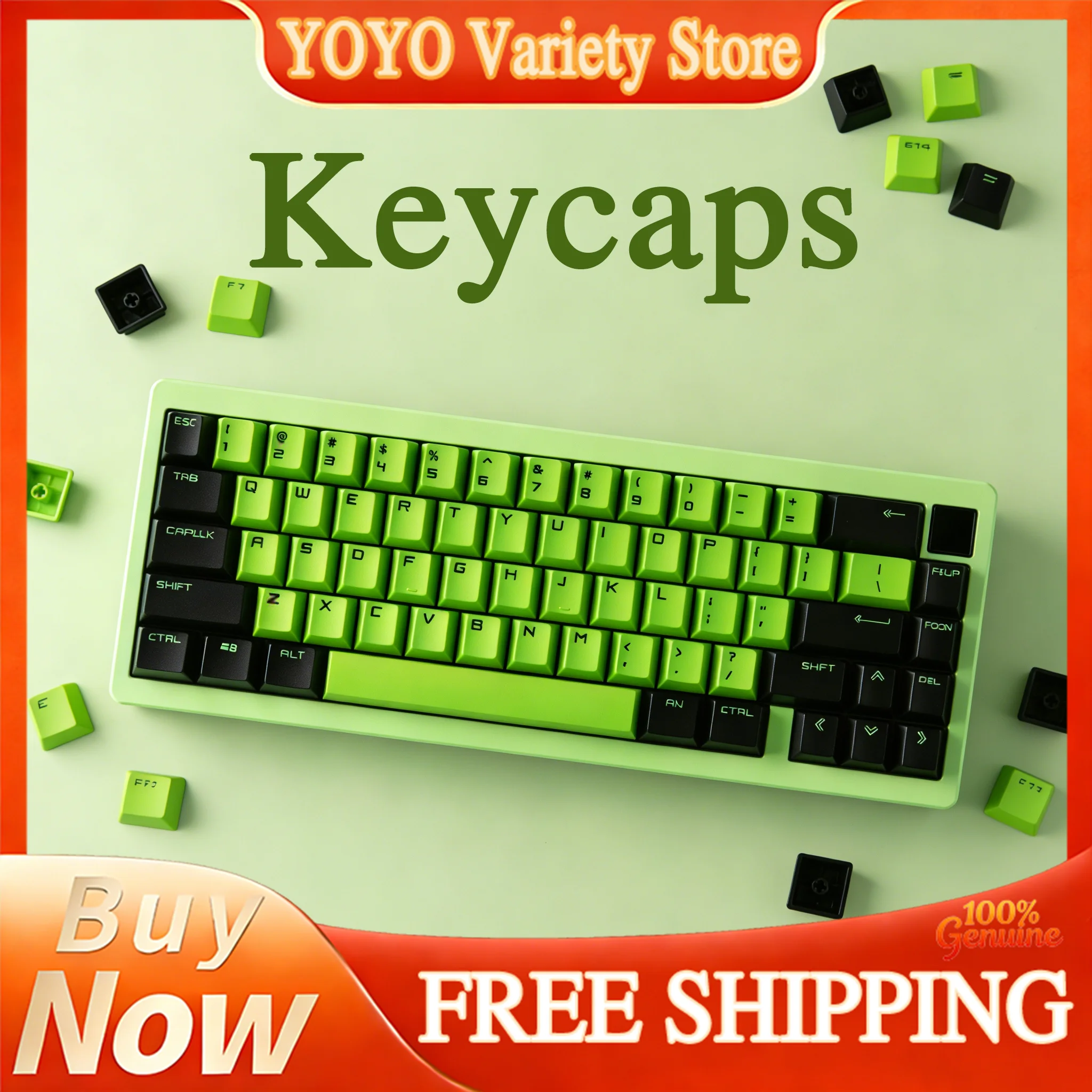 

Emerald Green Mechanical Keycaps All Sub Dye Sublimation Cherry Original Profile Custom For Male Gamers Keyboard Enthusiasts
