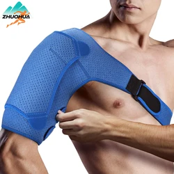 ZHUOHUA Shoulder Stability Brace Breathable Neoprene Support for Rotator Cuff Dislocated AC Joint Labrum Tear Shoulder Pain