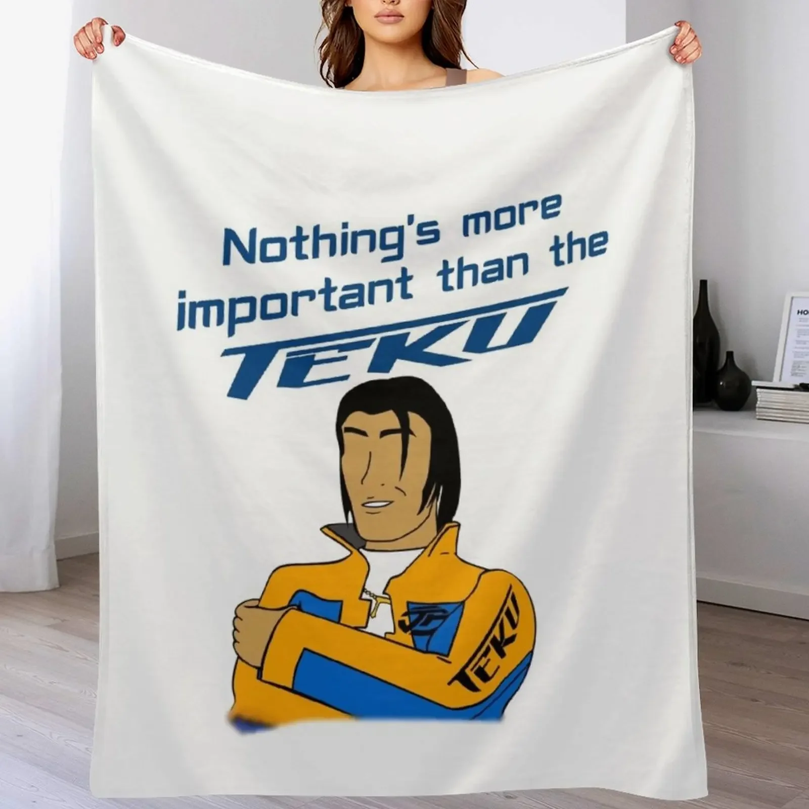 

Nolo Pasaro - Nothing's more important than the Teku Throw Blanket Furrys Moving Sofa Quilt Decorative Beds Blankets
