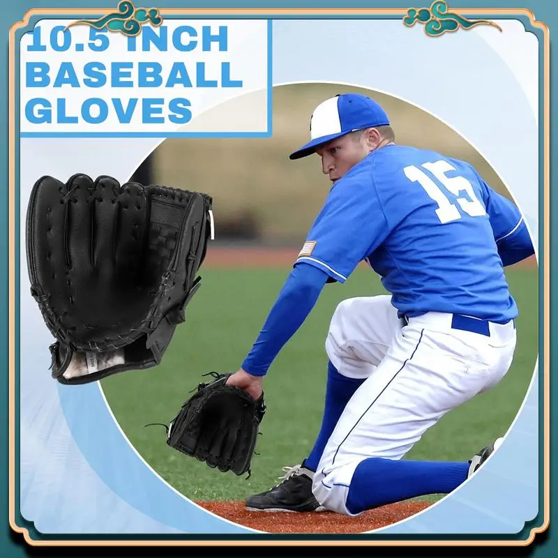 Latest Sports 2 Colors Baseball Glove Softball Right Hand For Adult Train