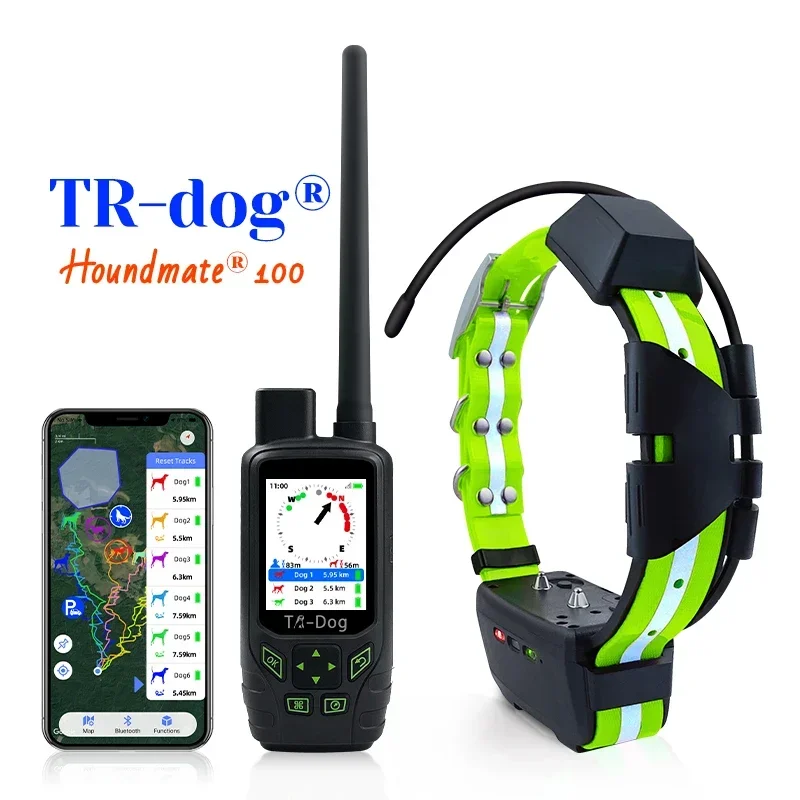 GPS/GLONASS/BeiDou Hunting Dog Tracking Collar and System with E-collar Features