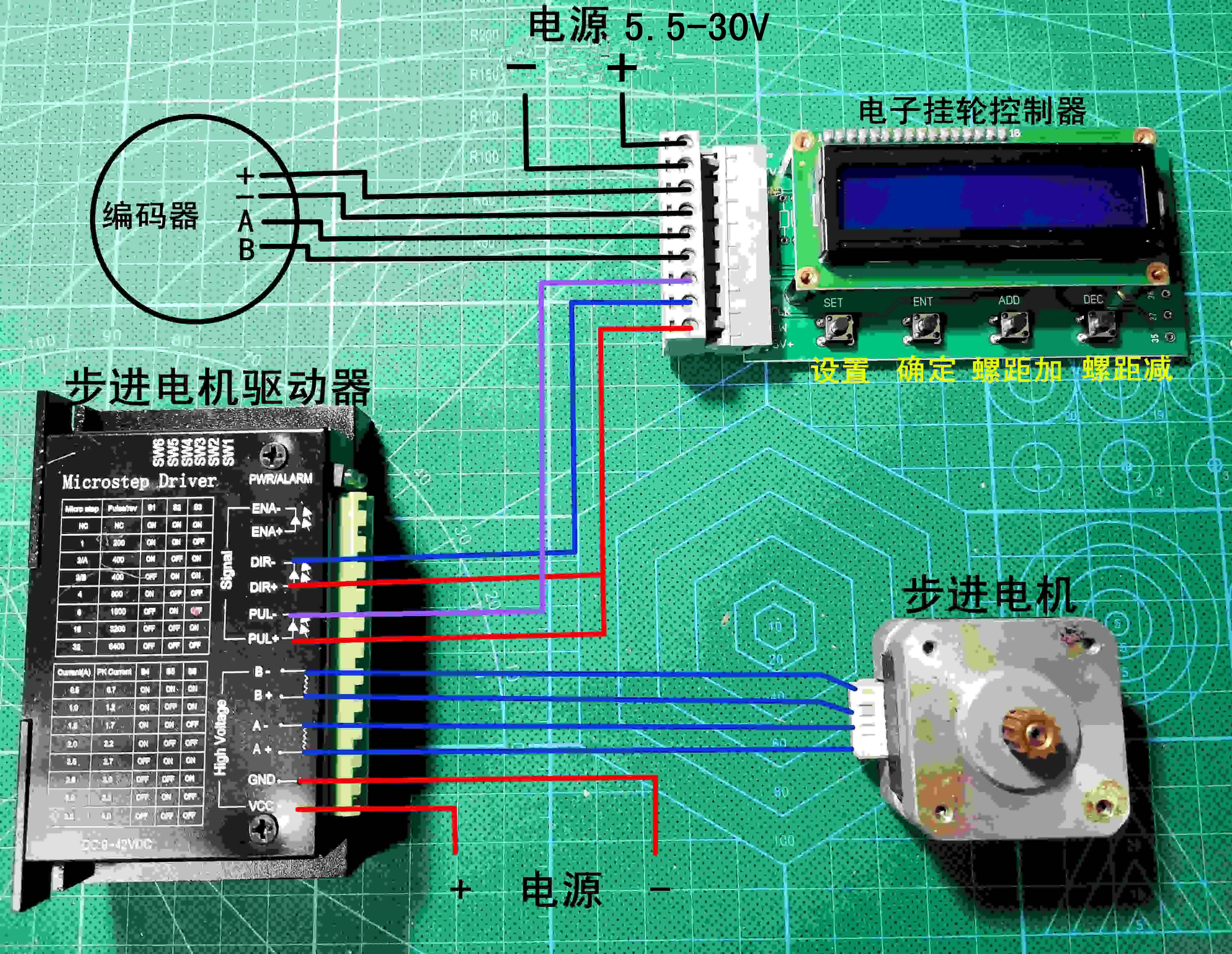 Lathe electronic hanger 5-piece set, for 180 210 lathes, free hanger thread numerical control gear hobbing machine control board