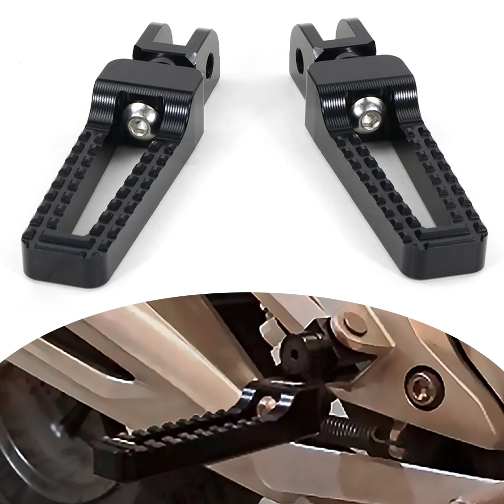 Motorcycle Front Foot Pegs Footrests For Suzuki GSX-R GSXR1000 GSX-S GSXS SV650X SFV650 GLADIUS DL250 V-STROM KATANA B-KING GSR