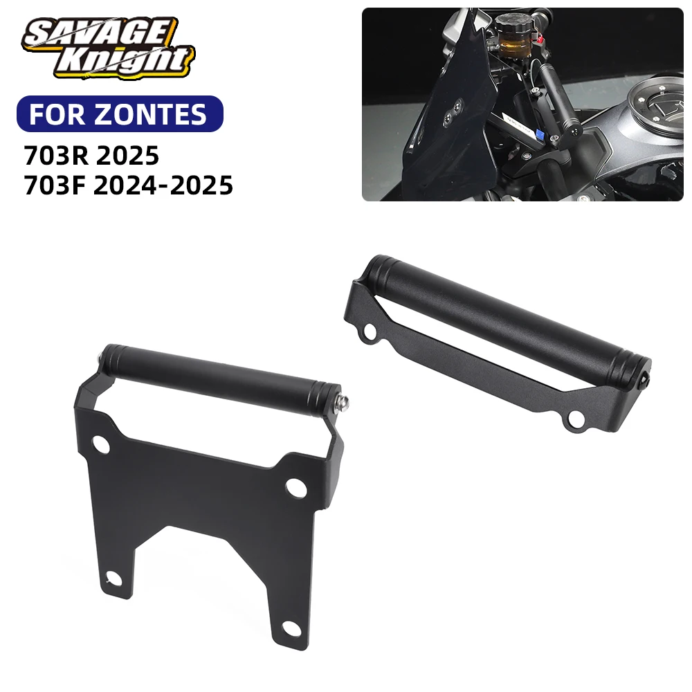 

2025 703R 703F Extension Bar GPS Navigation Phone Holder Bracket For Zontes 703 F R 2024 ZT703F ZT703R Mobile Phone Stand Bar