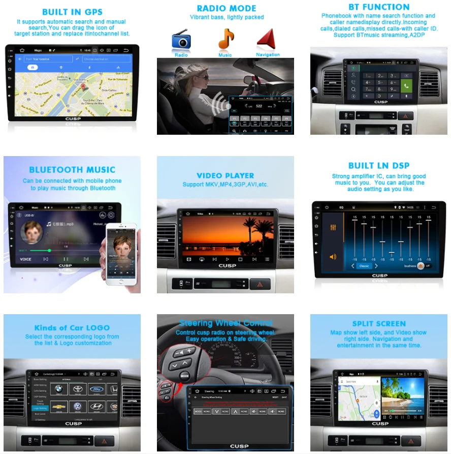 ANDROID CAR GPS Big Screen For Renault L90 2004- 8inch RAM 4G ROM 64G For CUSP Car Multimedia Car Navigation Car Radio Stereo