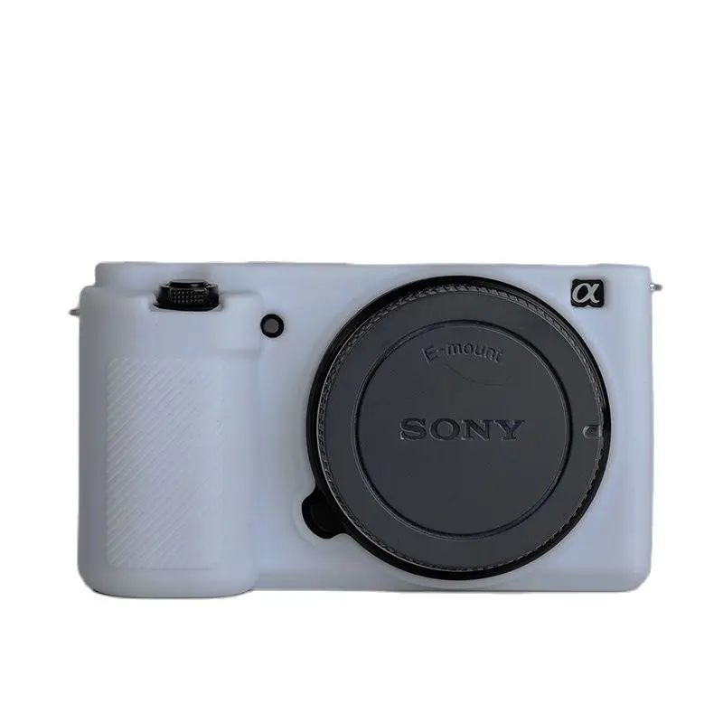 For SONY ZV-E10 Soft Silicone Camera Case Smooth Protector Digital Silicone Comfortable Feel Camera ZVE10  Case