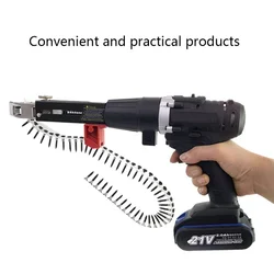 Electric Screw Wodworking Tool Cordless Power Drill Adjustable Screw Length and Depth Easy to Use Carpentry