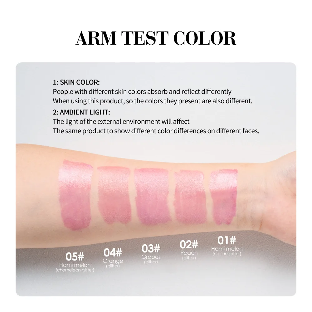 Fruity Temperature‑Change Lip Oil Moisturizing Hydrating Nourishing Lip Balm Color Changing Lip Care Makeup Cosmetics
