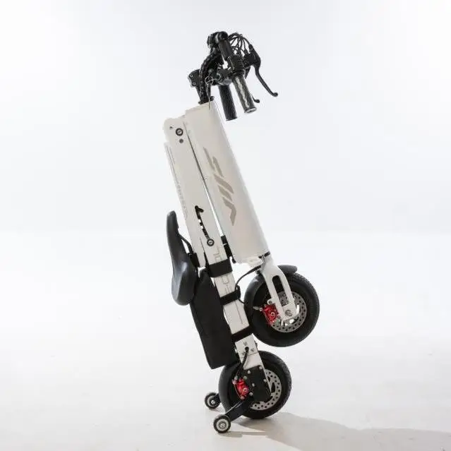 Adult portable electric car can be folded for men and women to go to work lightly