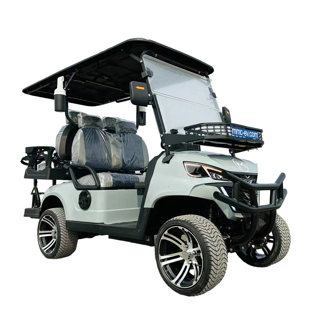 2024 Latest Model 4 Passenger Street Legal Electric Golf Cart Utility 5kw Motor Off Road 6 Seater Golf Cart