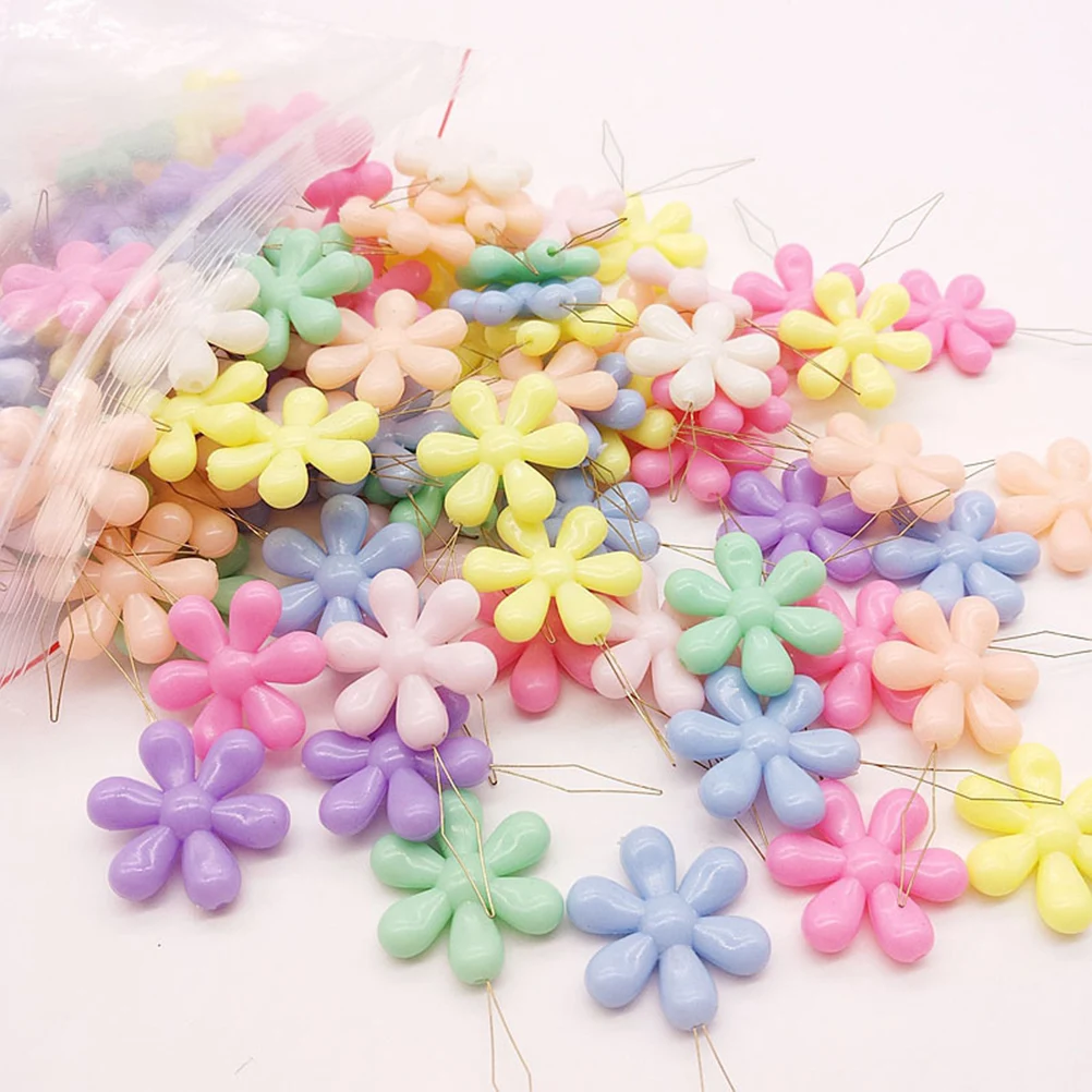 20Pcs Needle Threaders Flower Design Easy Threading Tool for Hand Machine Needles DIY Sewing Crafts Thread Maker Wire Loop