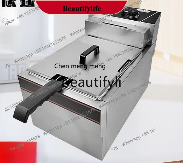 

AB02 Одноцилиндровая настольная электрическая фритюрница Коммерческая многофункциональная двухцилиндровая настольная фритюрница