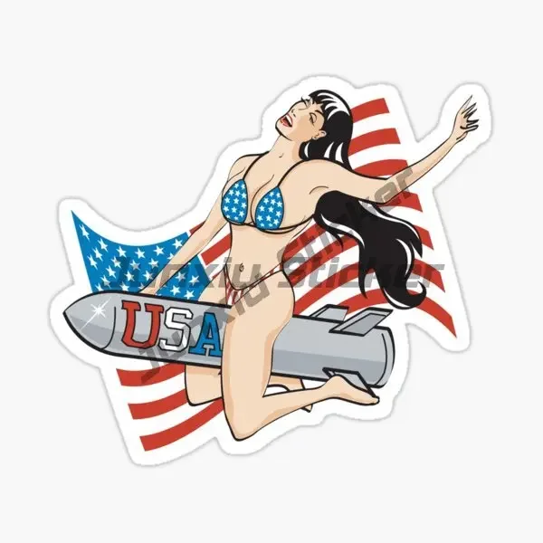 

Sexy Pin Up Girl Poster Stickers Waterproof DIY Laptop Bicycle Scooter Kayak Vinyl Decor Sticker