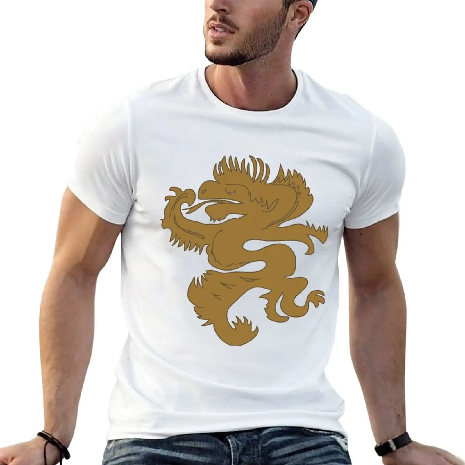 Vraiment, j'ai essayé de dessiner le dragon à partir du t-shirt sur le thème du vidéo-clip Torn de Natalie Imbruglia, t-shirts anime, t-shirt oversize