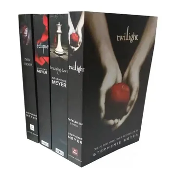 The Twilight Saga 1-2-3-4 영어 소설 책, 황혼, 새로운 달, 일식, 새벽에 깨는 책, 1pc  Best5