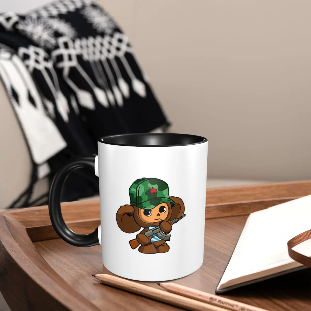 

Кружка Чебурашка, забавные керамические кофейные чашки, чайные кружки, чашка для молока, посуда для напитков, подарок для друзей