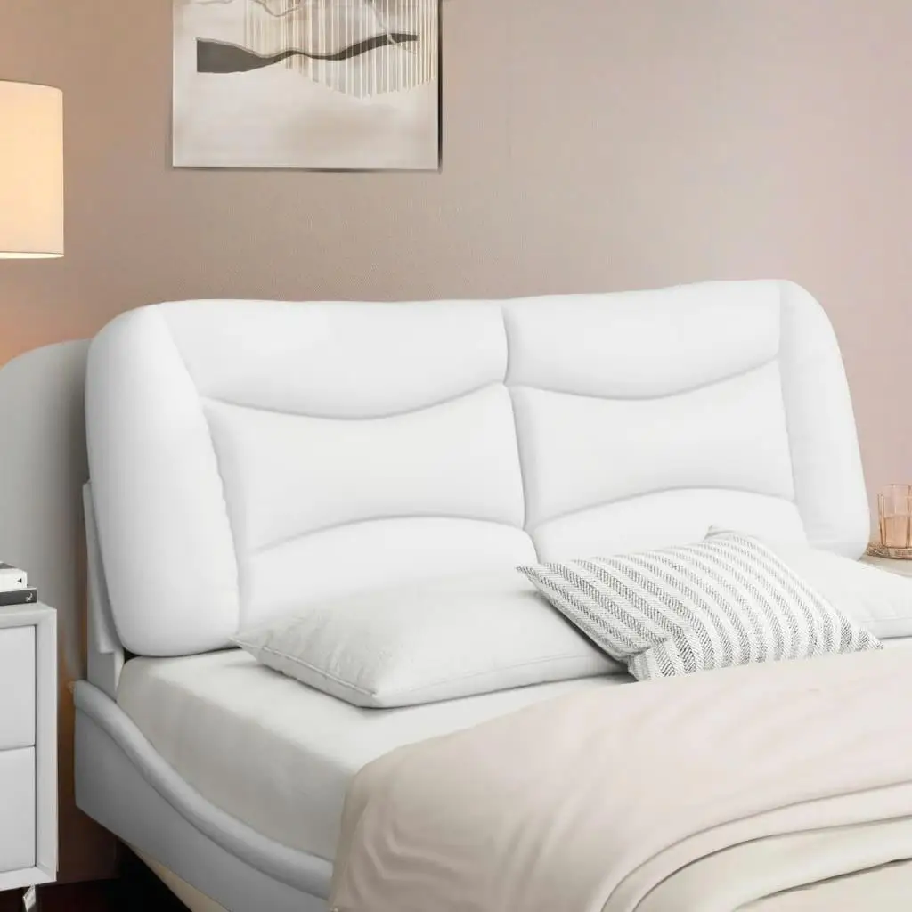 Headboard Cushion for White 53.9 Faux Leather