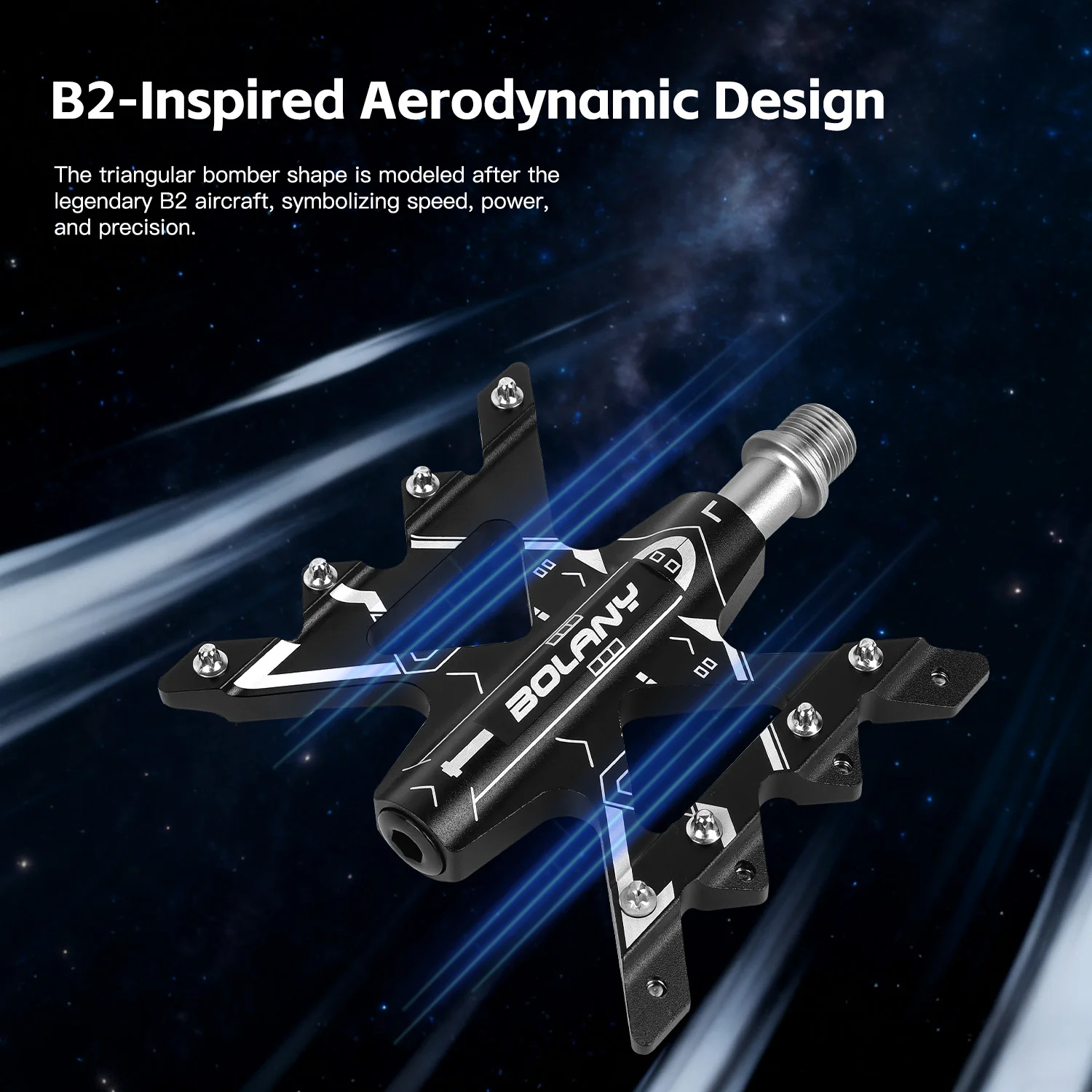 Велосипедные педали BOALNY, 3 подшипника, сверхлегкие алюминиевые 16-контактные герметичные подшипники, дорожные педали Mtb, нескользящая педаль, аксессуары для велосипеда