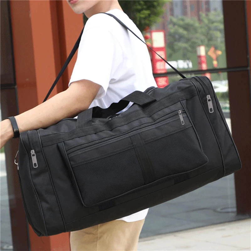 Nylon Travel Duffel Bag Carry On Luggage Bags Men Tote Large Capacity Weekender Gym Sport Holdall Overnight Bags Pouches